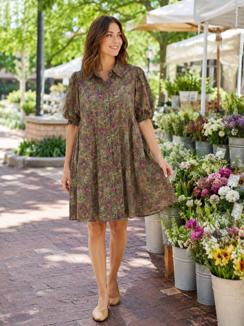 Shop The Mint Making Plans Floral Nursing Collection Dress XL